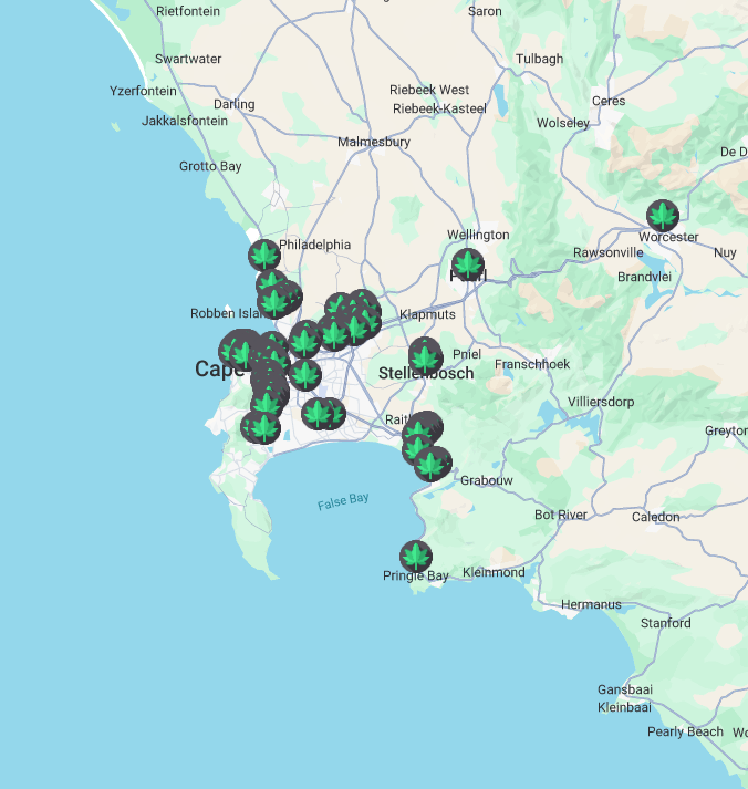 DankMaps Cape Town Locations